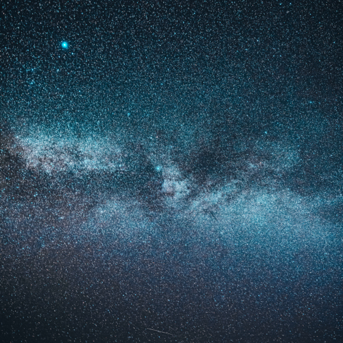 blue color background real night sky stars with milky way galaxy. natural starry sky background
